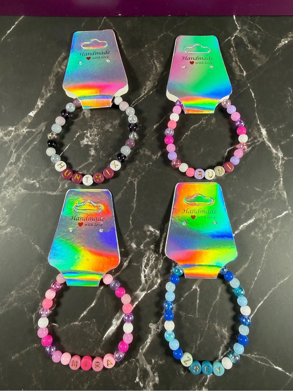 K-Pop Demon Hunters (KPDH) Beaded Bracelets | Party Favors 10pc